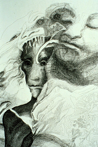Meghan Caughey, Detail of Human Being, Female No.4