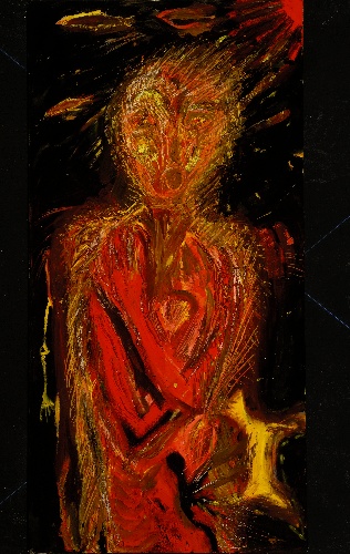 Cadmium Person with Yellow Dog